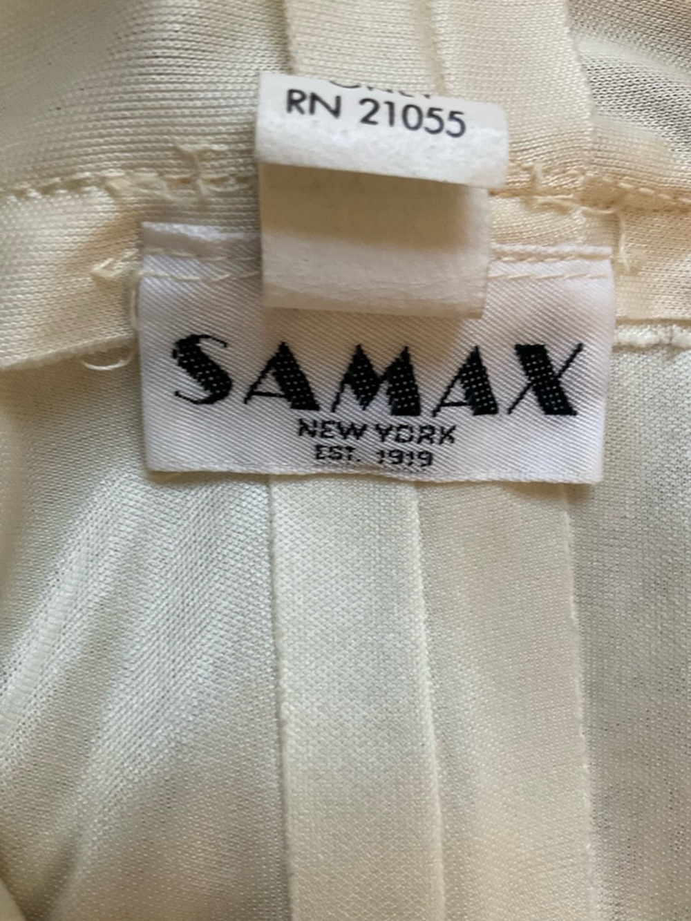 SAMAX Cream Crochet Fringe Mini Dress Lined Boho Coastal Resort Festival - Picture 11 of 16